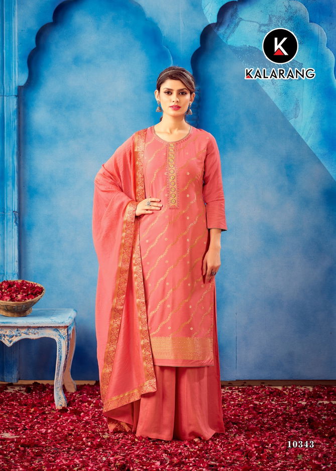 Kalarang Amoha 10341-10344 Wholesale Dress Material Catalog